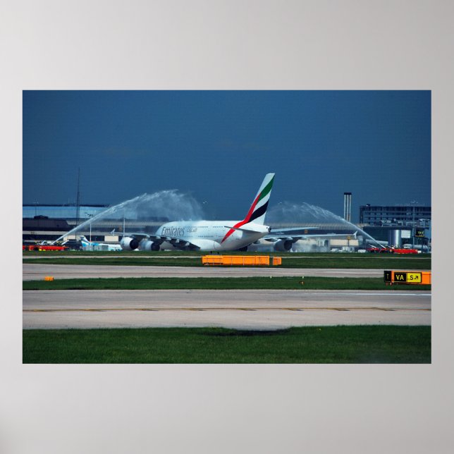 A380 Manchester Poster (Framsidan)