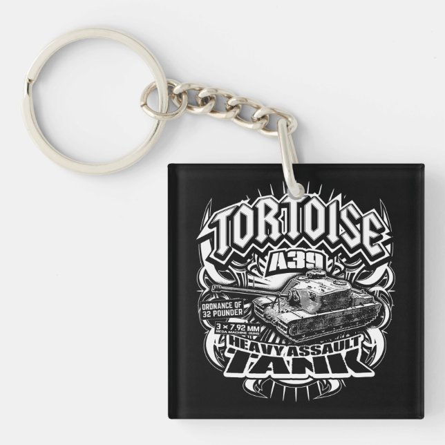 A39 Krylnyckelkedja i Tortoise Keychain (Framsidan)