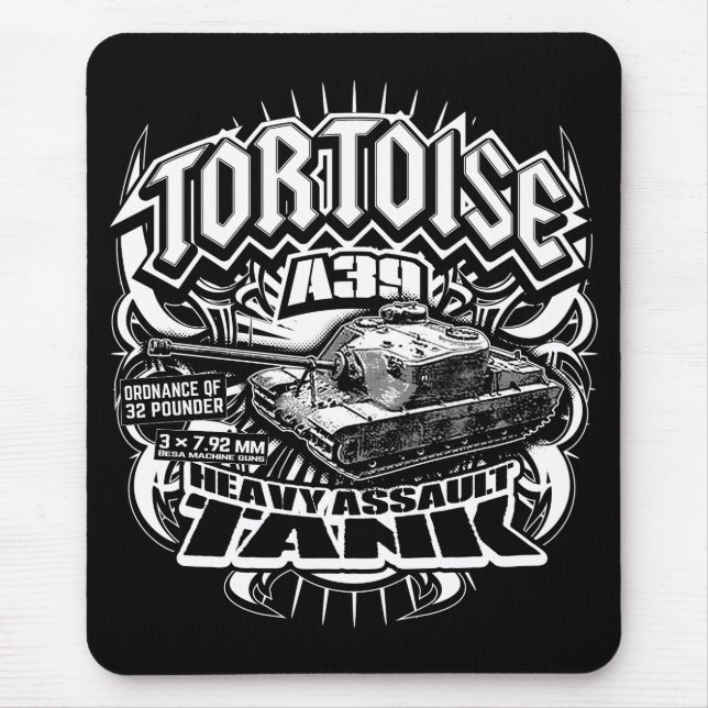 A39 Tortoise Mouse Pad Mousepad Musmatta (Framsidan)