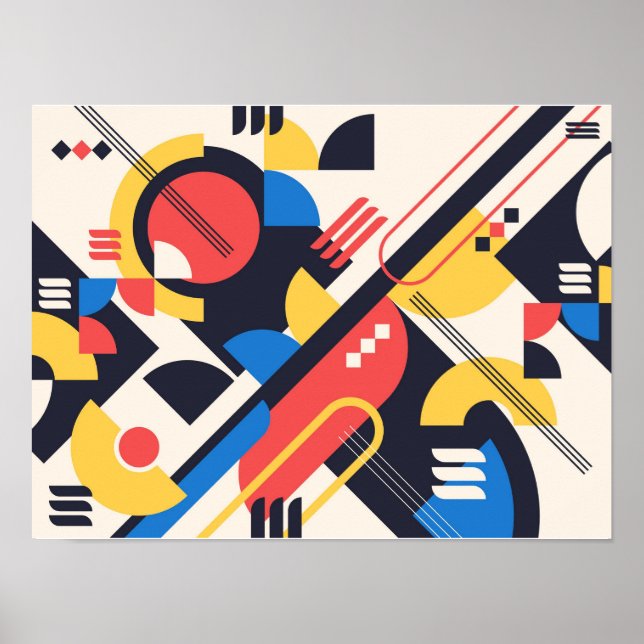 A3 Bauhaus Art Poster 1 (Framsidan)
