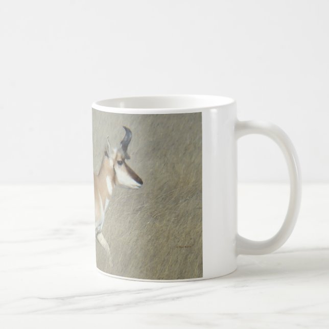 A44 Pronghorn Antelope Buck Kaffemugg (Höger)