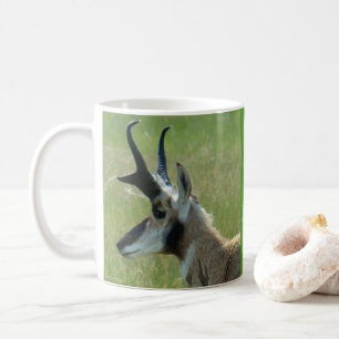A47 Pronghorn Antelope Big Buck Head Profile Kaffemugg
