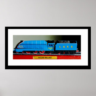 a4 mallard LNER Poster