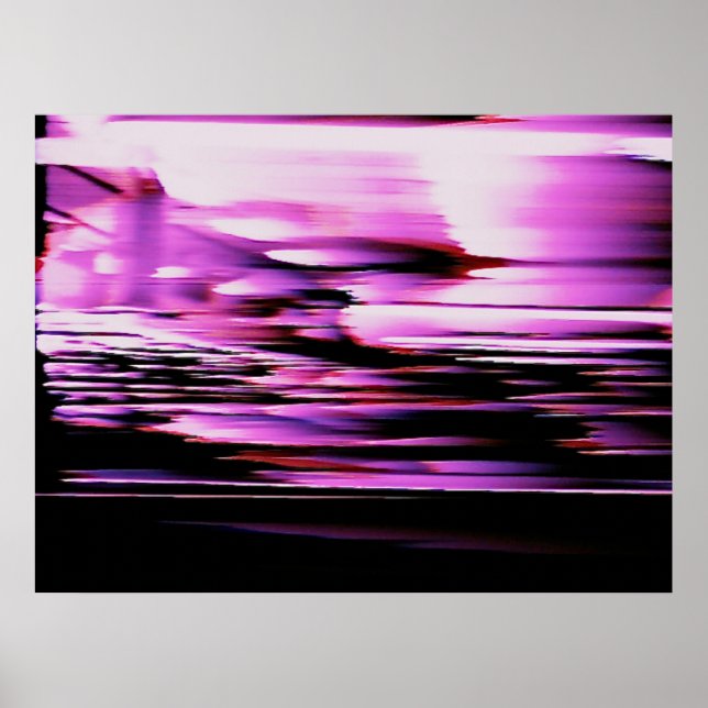 A60 Glitch-fotonummer 001 Skriv ut Poster (Framsidan)