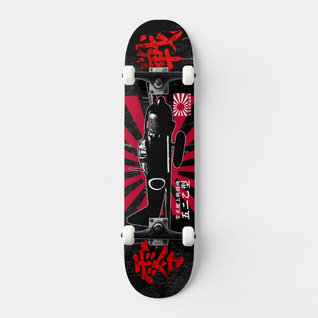 A6M nolla Skateboard Bräda 19,5 Cm (Framsida)