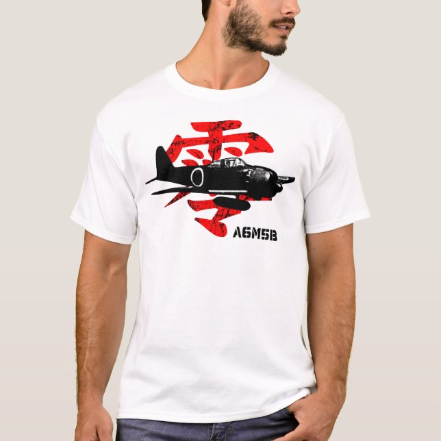 A6M nolla T-shirt (Framsida)