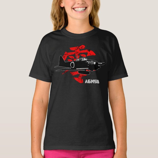 A6M nolla T-shirt (Framsida)