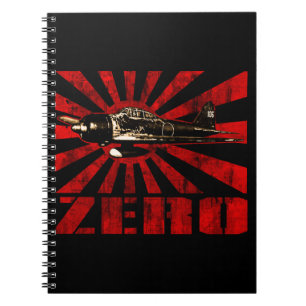 A6M Zero Anteckningsbok Med Spiral