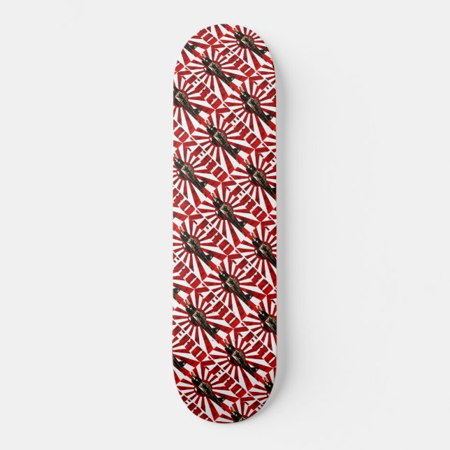 A6M Zero Mini Skateboard Bräda 18,5 Cm (Framsida)