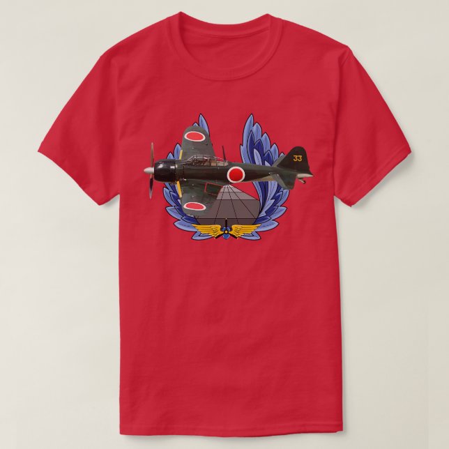 A6M Zero T Shirt (Design framsida)