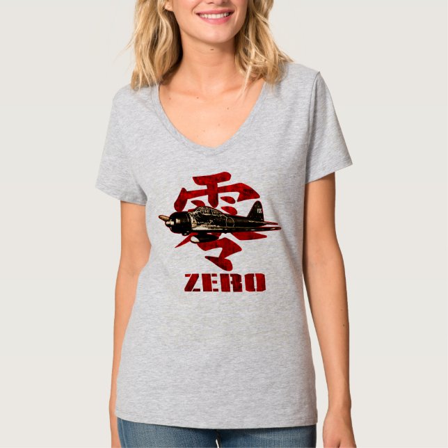 A6M Zero T Shirt (Framsida)