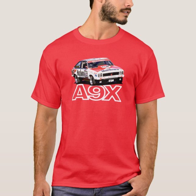 A9X-vit kopierar T-shirt (Framsida)