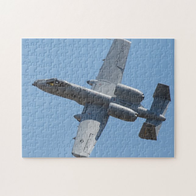 A-10 åskblixt. pussel (Horisontell)