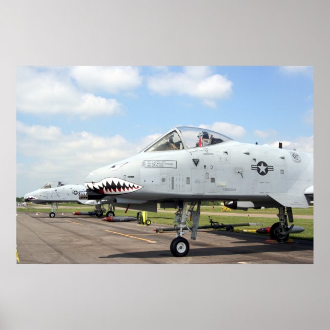 A-10-flyglinje Poster (Framsidan)