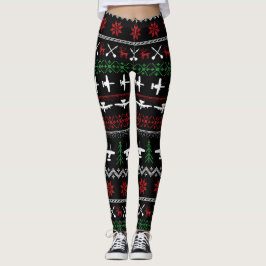 A-10 julbalkar leggings