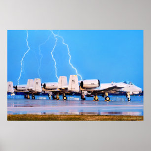 A-10 med blixt poster