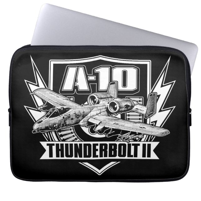 A-10 Thunderbolt II Electronics Bag Laptop Fodral (Framsidan)