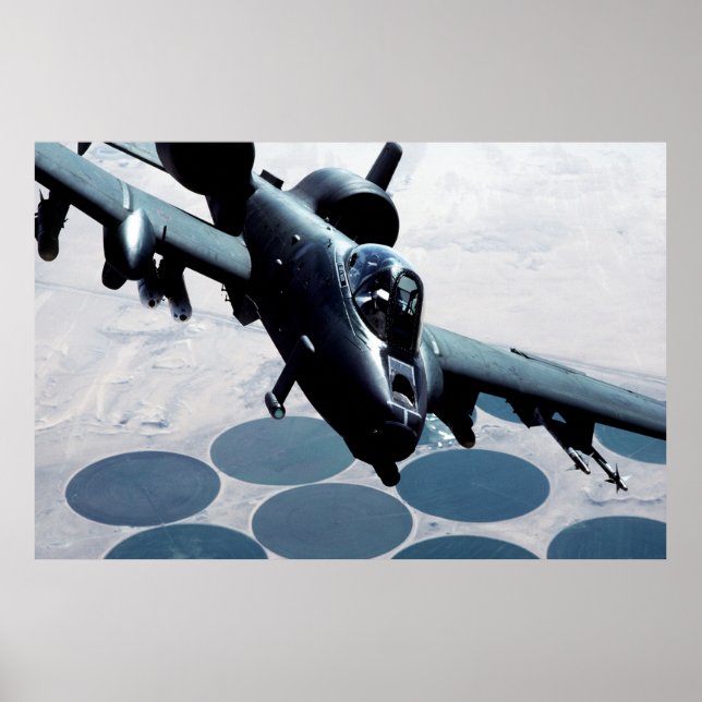 A-10 Thunderbolt II-flygplan Poster (Framsidan)