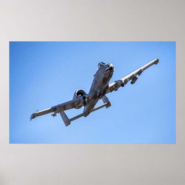 A-10 Thunderbolt II-flygplan Poster (Framsidan)