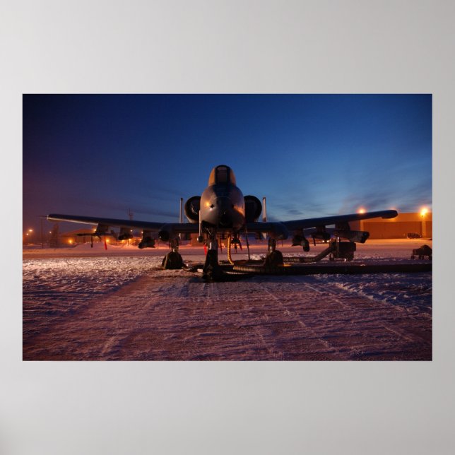 A-10 Thunderbolt II-flygplan Poster (Framsidan)