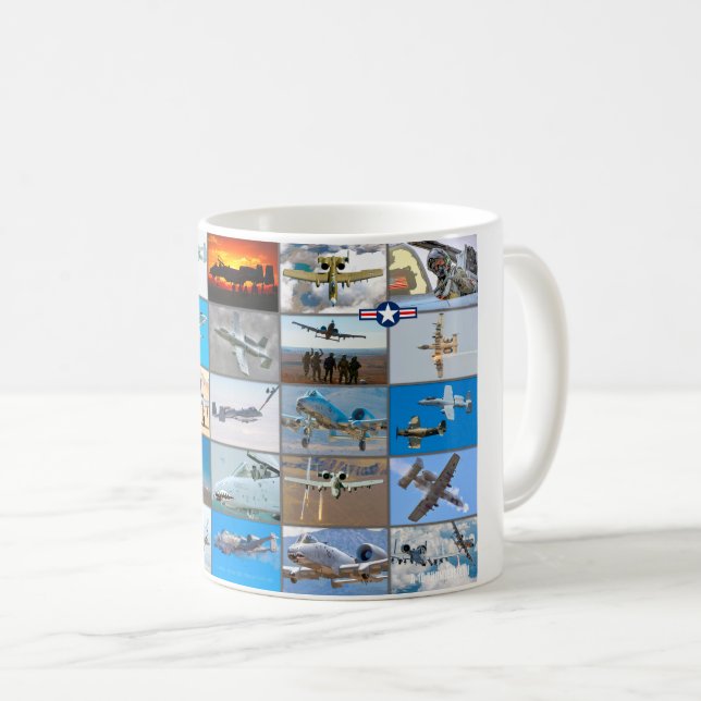 A-10 THUNDERBOLT II "MONTAGE" KAFFEMUGG (Framsida höger)