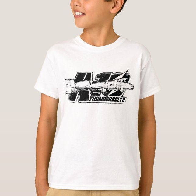 A-10 Thunderbolt II T-Shirt T-Shirt (Framsida)