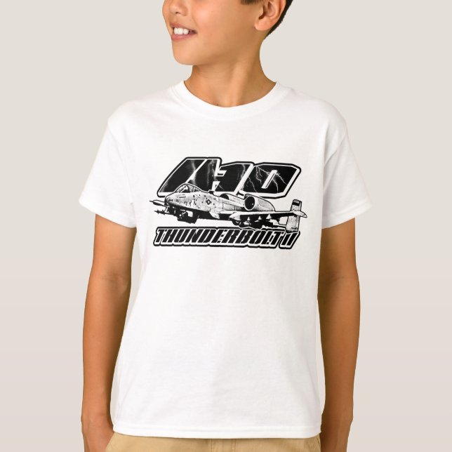 A-10 Thunderbolt II T-Shirt T-Shirt (Framsida)