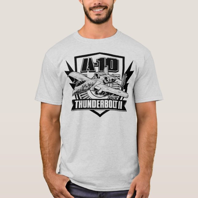 A-10 Thunderbolt II T-Shirt T-Shirt (Framsida)