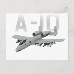 A-10 Thunderbolt II Vykort