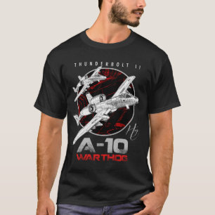 A-10 Thunderbolt II Warthog subsoniskt anfall Flyg T Shirt