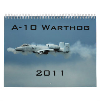 A-10 Warthog Calendar Kalender