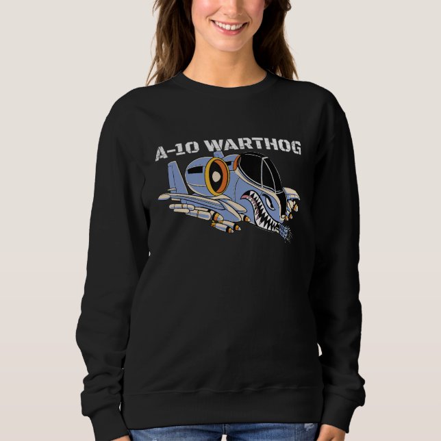A-10 Warthog Military Airplane A10 Thunderbird A10 T Shirt (Framsida)