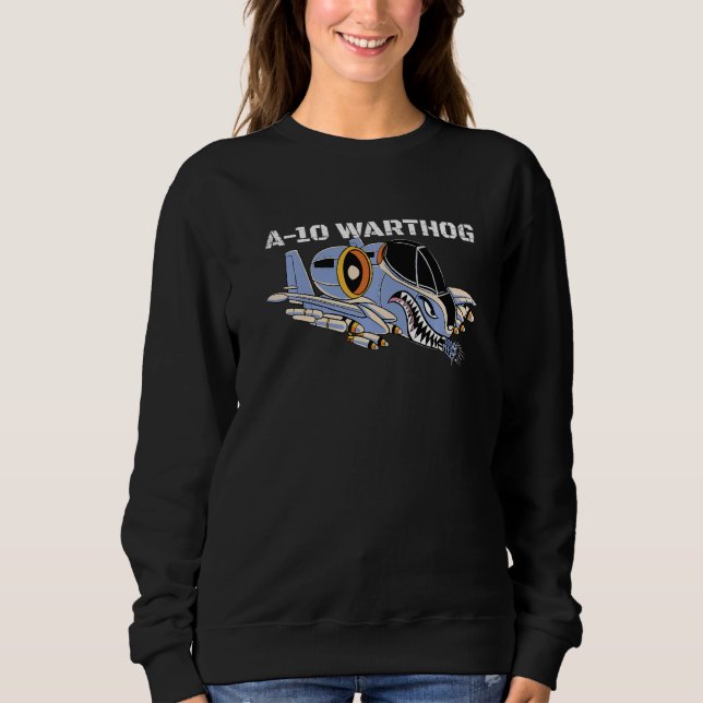 A-10 Warthog Military Airplane A10 Thunderbird A10 T Shirt (Framsida)
