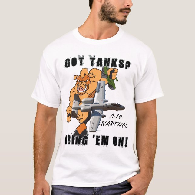 A-10 Warthog T Shirt (Framsida)
