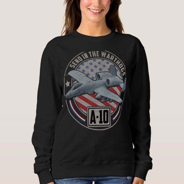 A 10 Warthog Thunderbolt Attack Aircraft Fighter J T Shirt (Framsida)