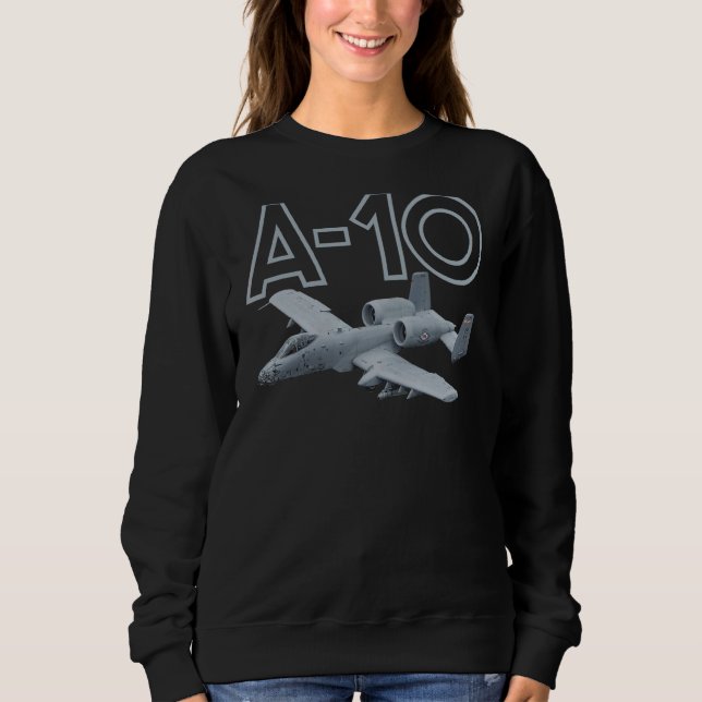 A 10 Warthog Thunderbolt USA Fighter Jet Attack Lu T Shirt (Framsida)