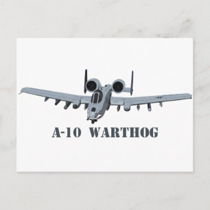 A-10 Warthog Vykort