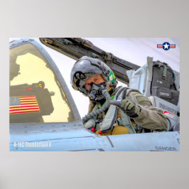A-10C THUNDERBOLT II-PILOT POSTER