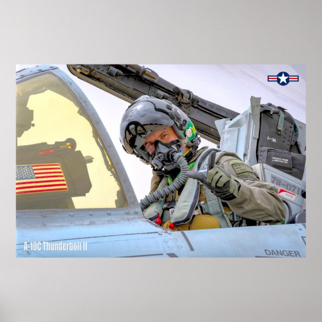 A-10C THUNDERBOLT II-PILOT POSTER (Framsidan)