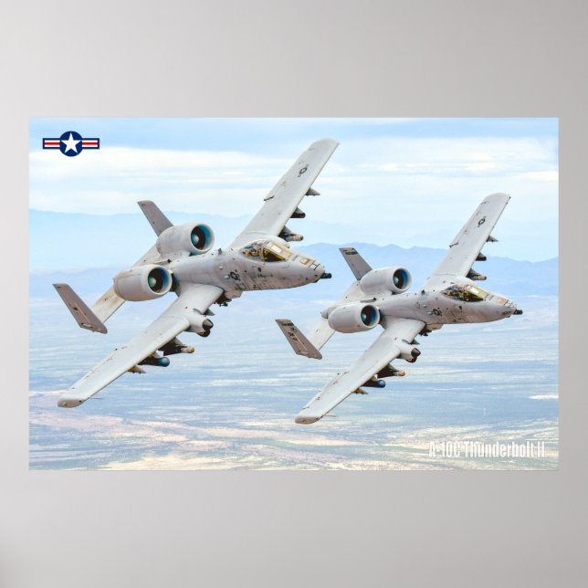 A-10C THUNDERBOLT II POSTER (Framsidan)