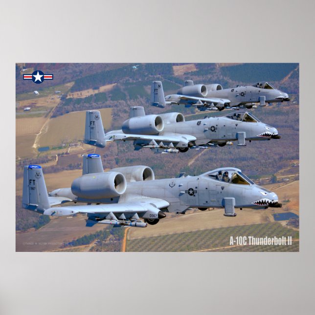 A-10C THUNDERBOLT II POSTER (Framsidan)