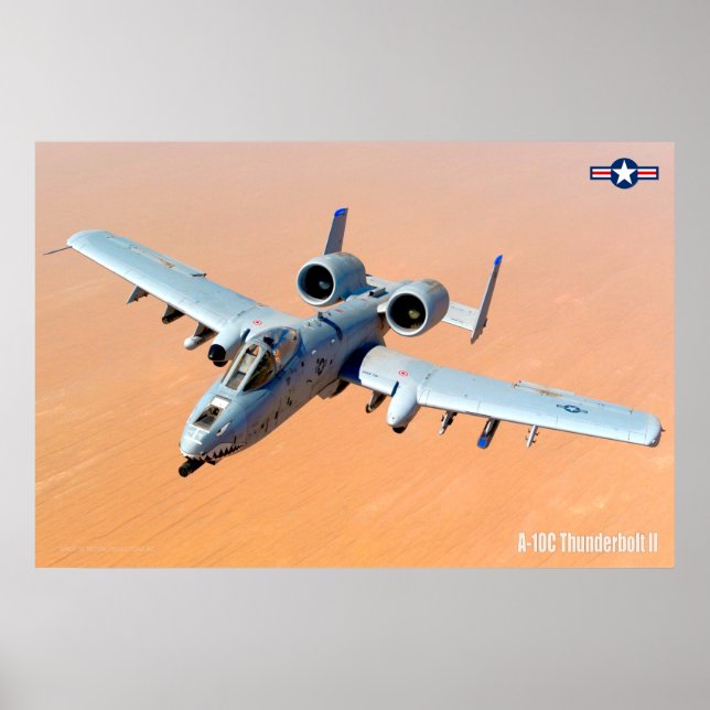 A-10C THUNDERBOLT II POSTER (Framsidan)