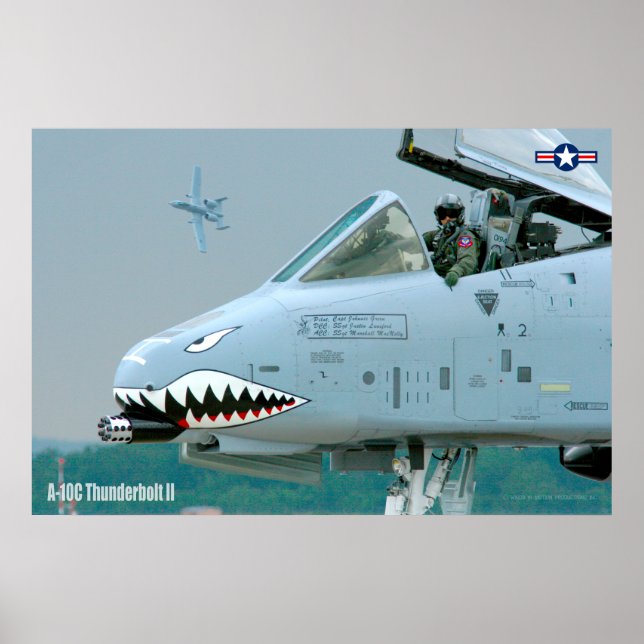 A-10C THUNDERBOLT II POSTER (Framsidan)