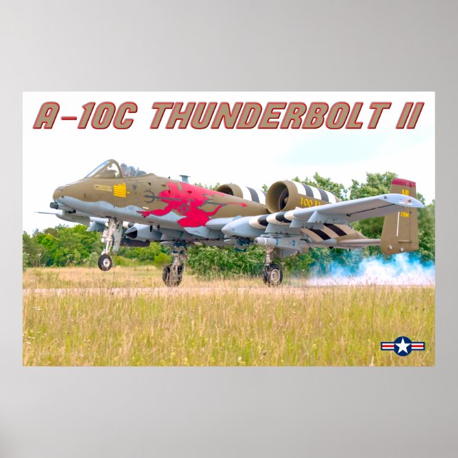 A-10C THUNDERBOLT II POSTER (Framsidan)