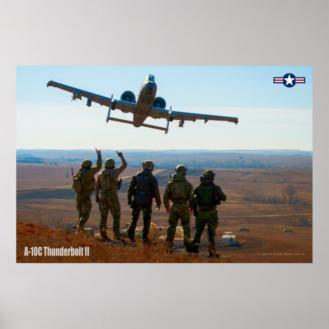 A-10C THUNDERBOLT II POSTER (Framsidan)