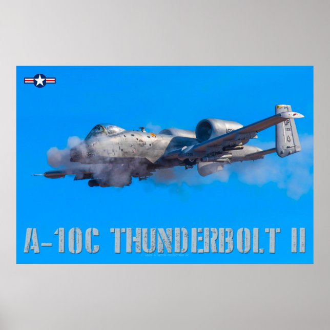 A-10C THUNDERBOLT II POSTER (Framsidan)