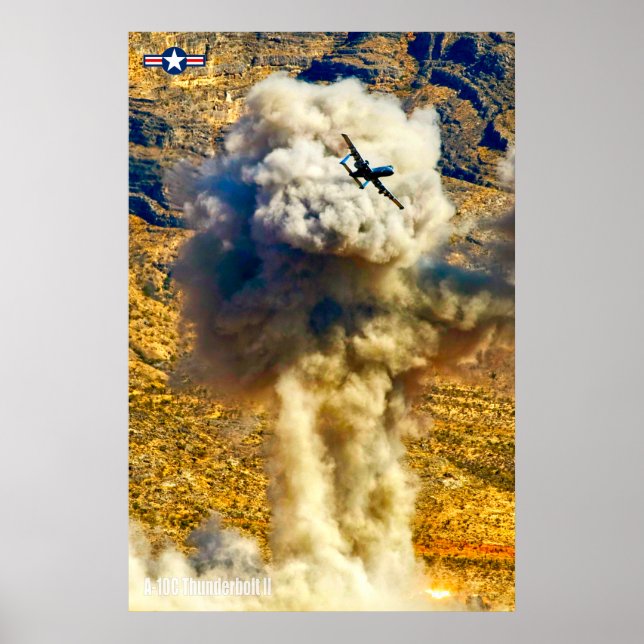 A-10C THUNDERBOLT II POSTER (Framsidan)