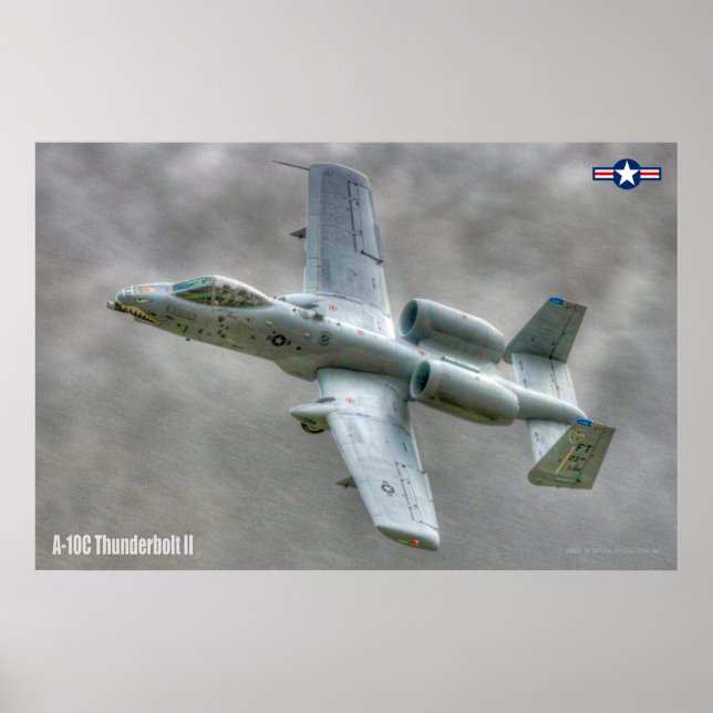 A-10C THUNDERBOLT II POSTER (Framsidan)