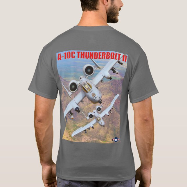 A-10C THUNDERBOLT II T SHIRT (Baksida)