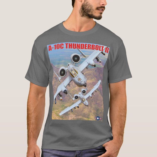 A-10C THUNDERBOLT II T SHIRT (Framsida)